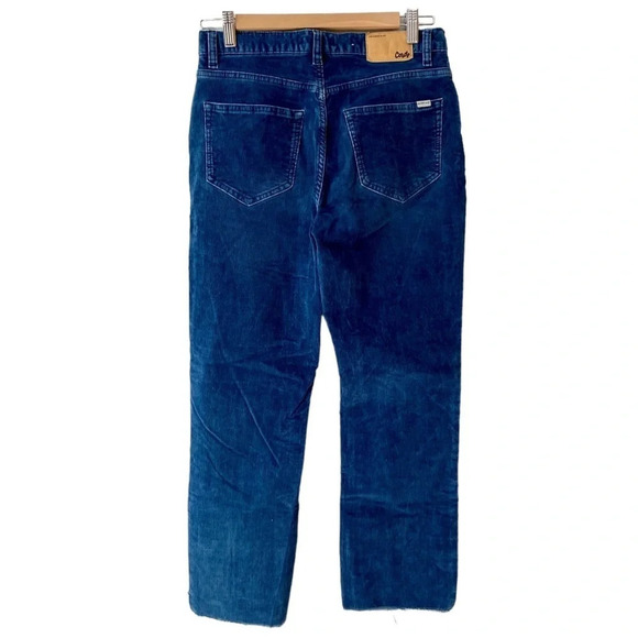 The Cords & Co Stella Designer Mid Indigo Corduroy Straight Leg 26 - Picture 9 of 13